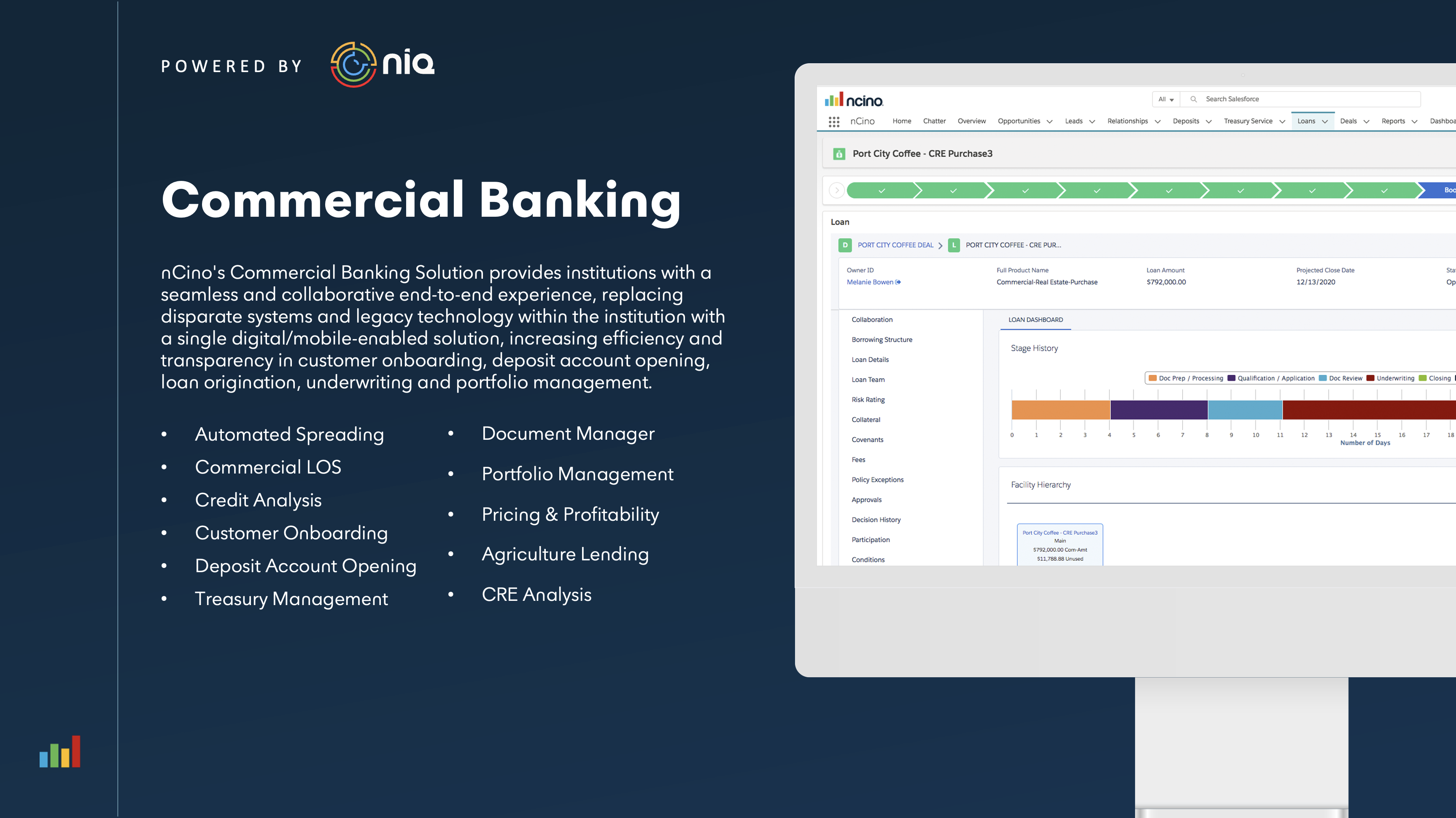 screenshot of nCino Cloud Banking Platform